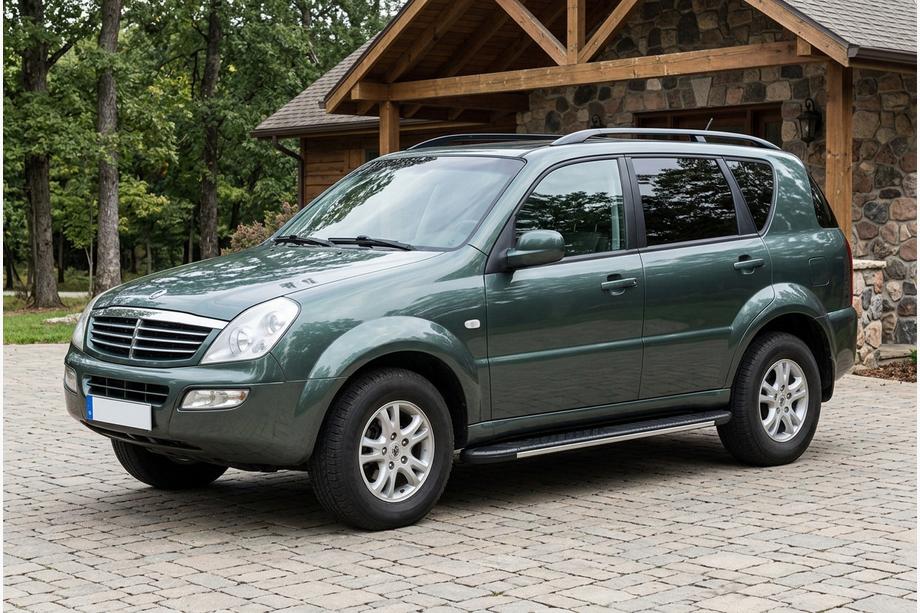 SsangYong Rexton I 2001-2017 Praguri laterale Bosphorus Grey (2 buc, aluminiu) Image
