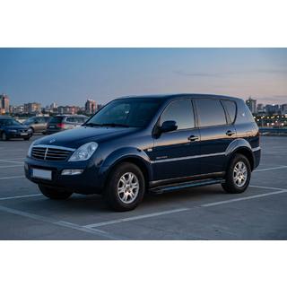 Praguri Laterale Maya Blue (2 buc, Aluminiu) SsangYong Rexton I 2001-2017 foto 1