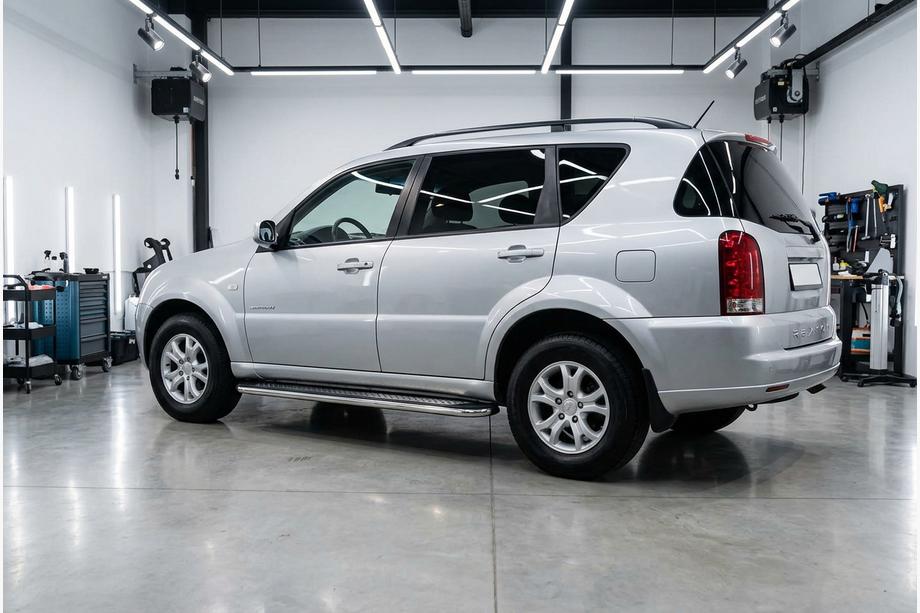 SsangYong Rexton I 2001-2017 Praguri Laterale Maydos V2 (2 buc, Aluminiu si Otel Inoxidabil) Image