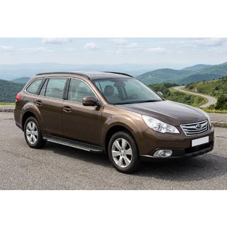 Praguri laterale Bosphorus Grey (2 buc, aluminiu) Subaru Outback 2009-2014 foto 1