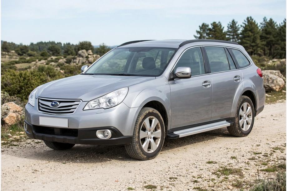 Subaru Outback 2009-2014 Praguri Laterale Maya V2 (2 buc, Aluminiu) Image