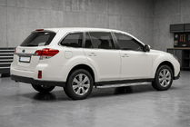 Subaru Outback 2009-2014 Praguri Laterale Maydos V2 (2 buc, Aluminiu si Otel Inoxidabil) foto 1