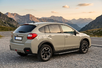 Subaru XV 2011-2017 Praguri laterale Bosphorus Grey (2 buc, aluminiu) foto 1
