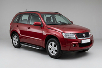 Suzuki Grand Vitara 2005-2017 Praguri laterale Bosphorus Grey (2 buc, aluminiu) foto 1