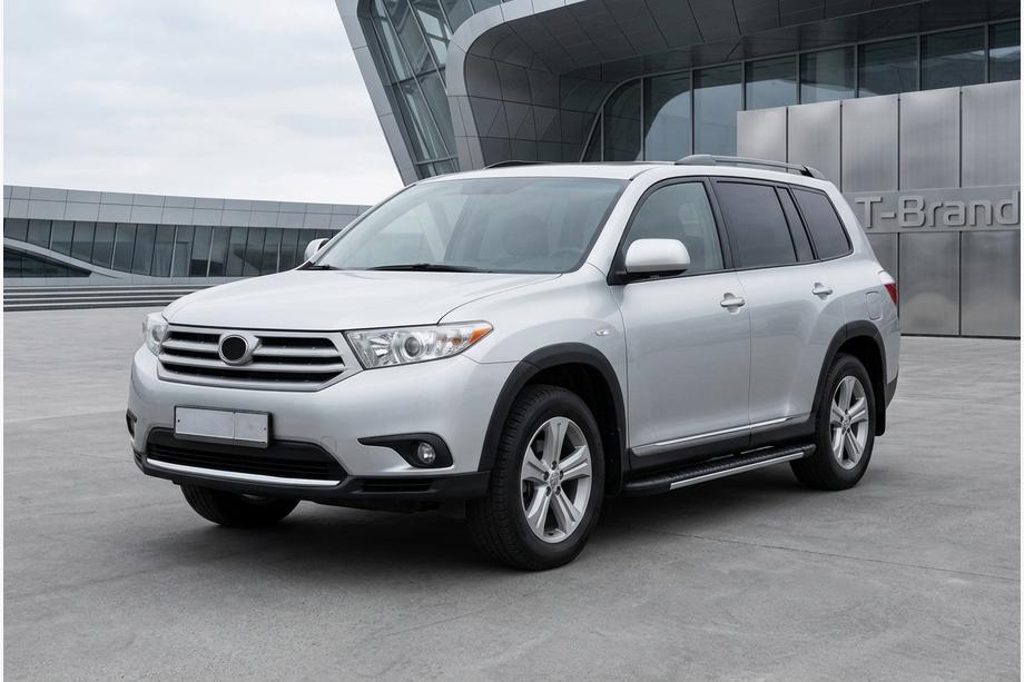 Toyota Highlander 2008-2013 Praguri laterale Bosphorus Grey (2 buc, aluminiu) Image