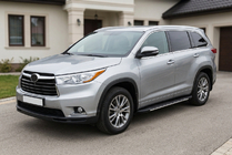 Toyota Highlander 2013-2019 Praguri laterale Bosphorus Grey (2 buc, aluminiu) foto 1