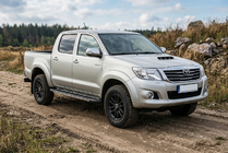Toyota Hilux 2006-2015 Praguri laterale Bosphorus Grey (2 buc, aluminiu) foto 1