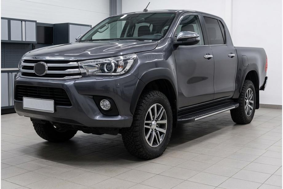 Toyota Hilux 2015- Praguri laterale Bosphorus Grey (2 buc, aluminiu) Image