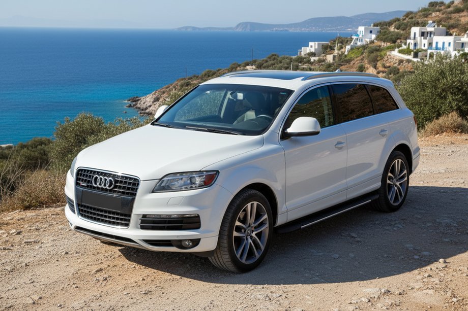 Audi Q7 2005-2015 Praguri laterale Bosphorus Grey (2 buc, aluminiu) Image