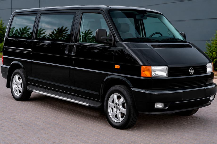 Volkswagen T4 Transporter 1990-2003 Praguri laterale Bosphorus Grey (2 buc, aluminiu) Image