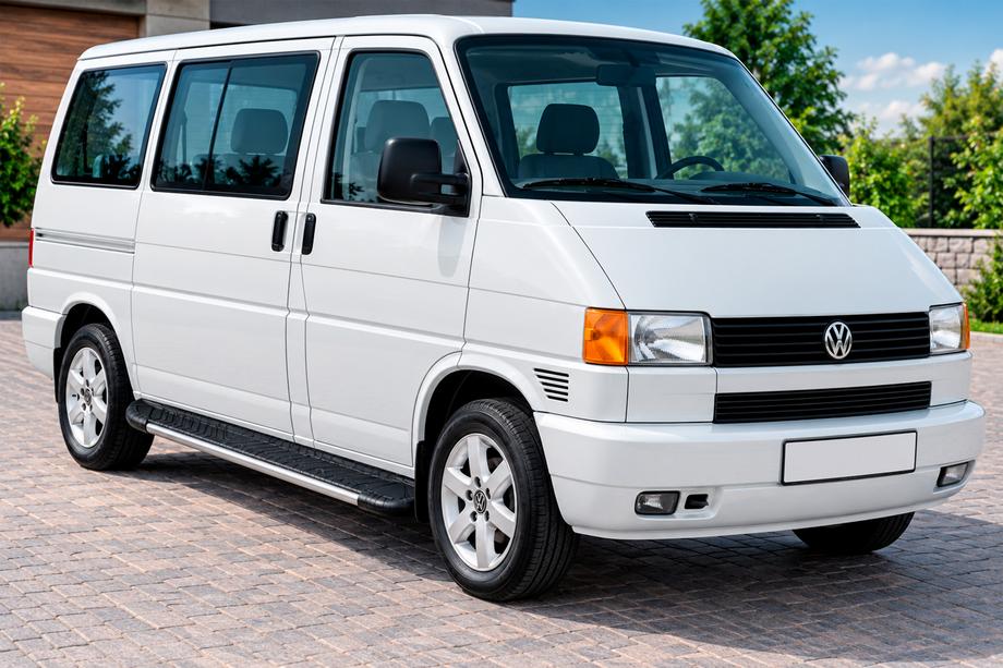 Volkswagen T4 Caravelle/Multivan 1990–2003 Praguri laterale Bosphorus Grey (2 buc, aluminiu) Image