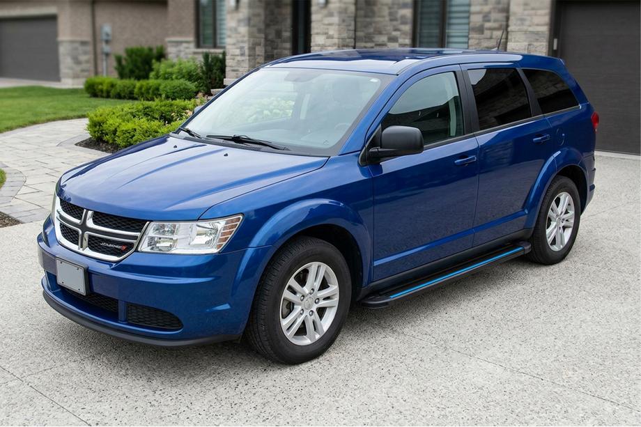 Dodge Journey 2008-2020 Praguri Laterale Maya Blue (2 buc, Aluminiu) Image
