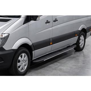 Praguri laterale Bosphorus Grey (2 buc, aluminiu) foto 1