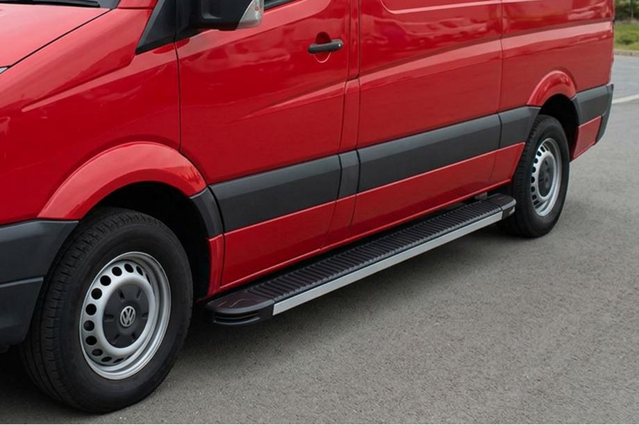 Volkswagen Crafter 2016- Praguri Laterale Maya V1 (2 buc, Aluminiu) Long/ExtraLong Image