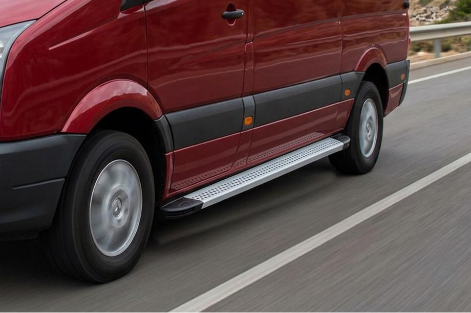 Volkswagen Crafter 2016- Praguri Laterale Maya V2 (2 buc, Aluminiu) Long/ExtraLong Image
