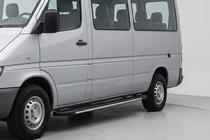 Volkswagen LT 1995-2006 Praguri laterale Bosphorus Grey (2 buc, aluminiu) foto 1