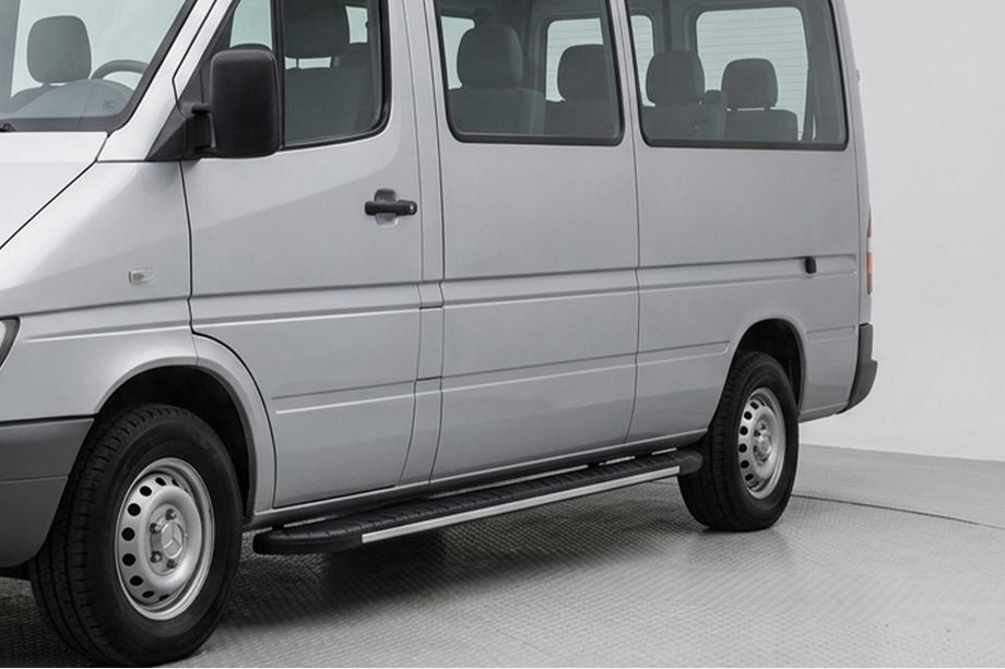 Volkswagen LT 1995-2006 Praguri laterale Bosphorus Grey (2 buc, aluminiu) Image