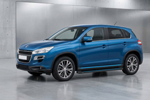 Peugeot 4008 2012-2017 Praguri Laterale Maya Blue (2 buc, Aluminiu) foto 1