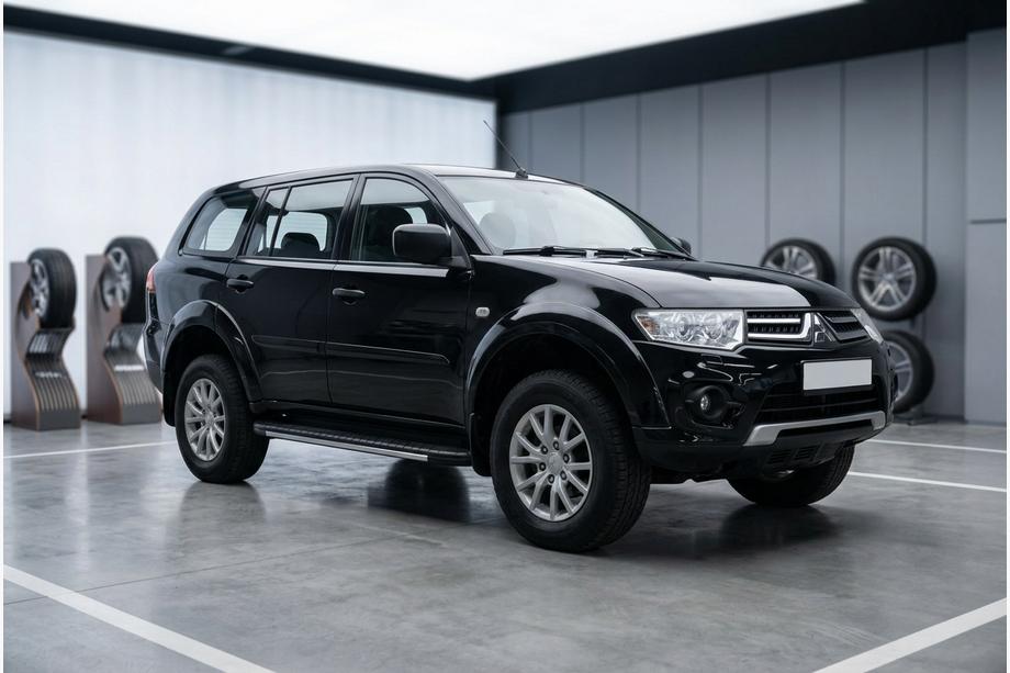 Mitsubishi Pajero Sport 2008-2015 Praguri laterale Bosphorus Grey (2 buc, aluminiu) Image