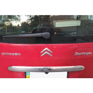 Ornament cromat deasupra placutei de inmatriculare (inox) Peugeot Partner Tepee 2008-2018 foto 1