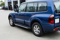 Mitsubishi Pajero Wagon III 1999-2006 Praguri Laterale Maya V1 (2 buc, Aluminiu) foto 1