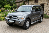 Mitsubishi Pajero Wagon III 1999-2006 Praguri Laterale Maydos V2 (2 buc, Aluminiu si Otel Inoxidabil) foto 1