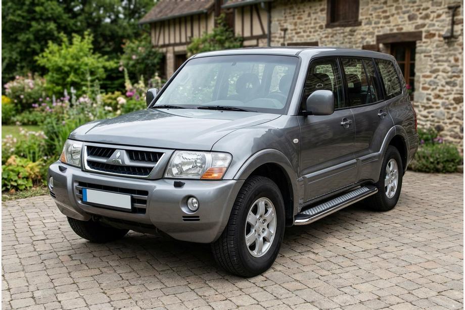 Mitsubishi Pajero Wagon III 1999-2006 Praguri Laterale Maydos V2 (2 buc, Aluminiu si Otel Inoxidabil) Image