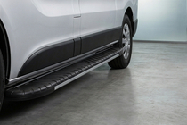 Nissan Primastar 2002-2014 Praguri laterale Bosphorus Grey (2 buc, aluminiu) foto 1