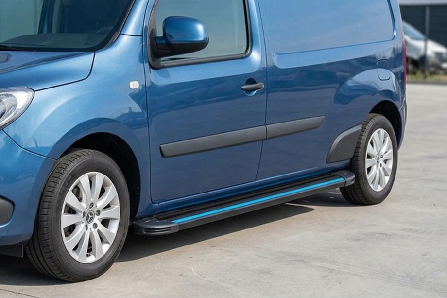 Mercedes Citan 2013-2021 Praguri Laterale Maya Blue (2 buc, Aluminiu) Image