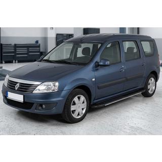 Praguri laterale Bosphorus Grey (2 buc, aluminiu) Dacia Logan MCV 2004-2014 foto 1
