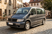 Mercedes Vito W638 1996-2003 Praguri laterale Bosphorus Grey (2 buc, aluminiu) foto 1