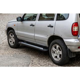 Praguri Laterale New Vision Black (2 buc, Aluminiu) foto 1