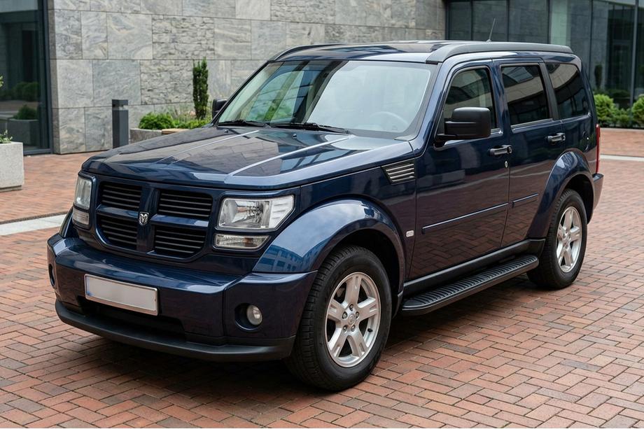 Dodge Nitro 2006-2011 Praguri Laterale Tayga Black (2 buc, Aluminiu) Image