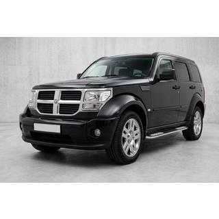 Praguri Laterale Tayga V2 (2 buc, Aluminiu) Dodge Nitro 2006-2011 foto 1