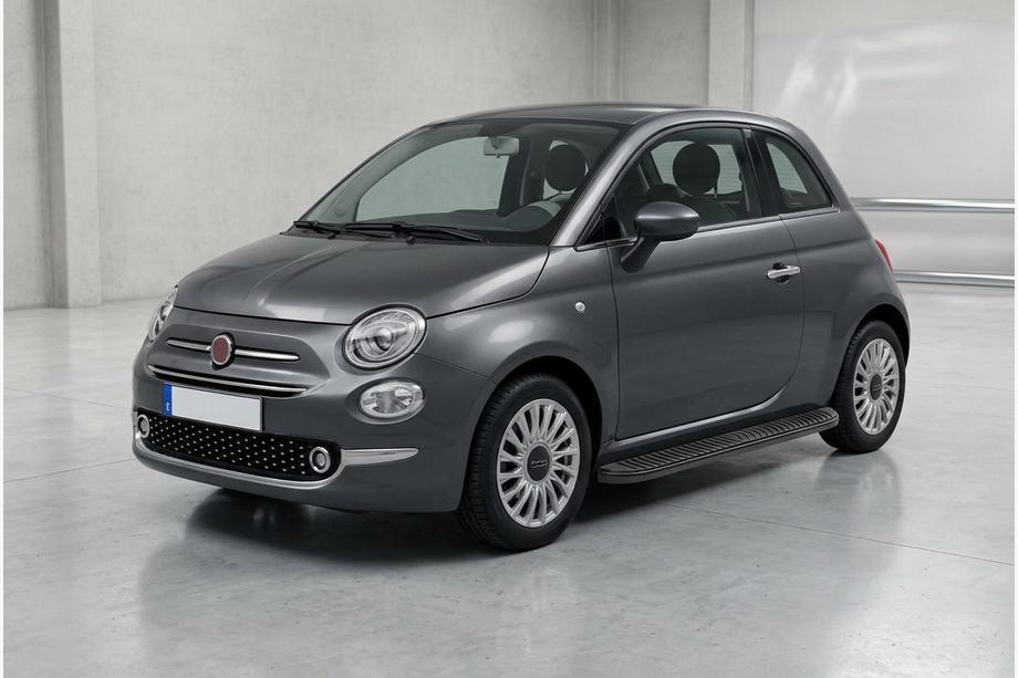 Fiat 500/500L 2013-2022 Praguri Laterale Tayga Black (2 buc, Aluminiu) Image