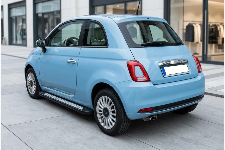 Fiat 500/500L 2013-2022 Praguri Laterale New Vision Black (2 buc, Aluminiu) Image