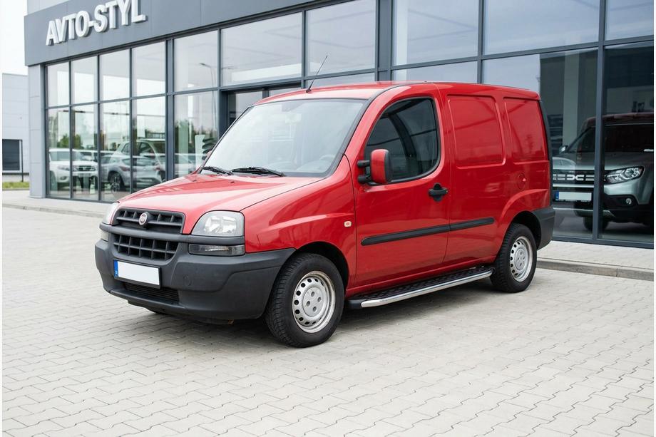 Fiat Doblo I 2001-2005 Praguri Laterale BlackLine (2 buc, Aluminiu) Image