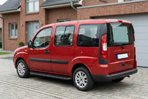 Fiat Doblo I 2005-2010 Praguri Laterale Tayga Black (2 buc, Aluminiu) foto 1