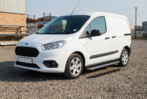 Ford Courier 2014-2023 Praguri Laterale BlackLine (2 buc, Aluminiu) foto 1