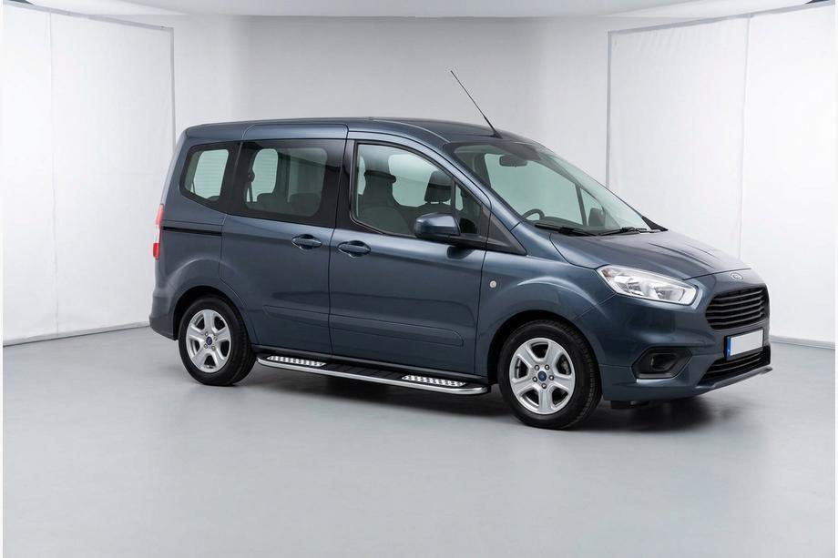 Ford Courier 2014-2023 Praguri Laterale Tayga V2 (2 buc, Aluminiu) Image