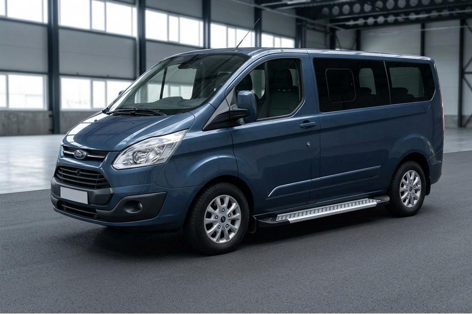 Ford Custom 2013-2022 Praguri Laterale New Vision Grey (2 buc, Aluminiu) Image