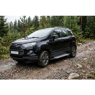 Praguri Laterale New Vision Grey (2 buc, Aluminiu) Ford Ecosport 2013-2022 foto 1