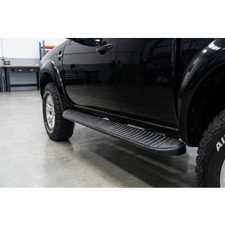 Praguri Laterale Tayga Black (2 buc, Aluminiu) foto 1