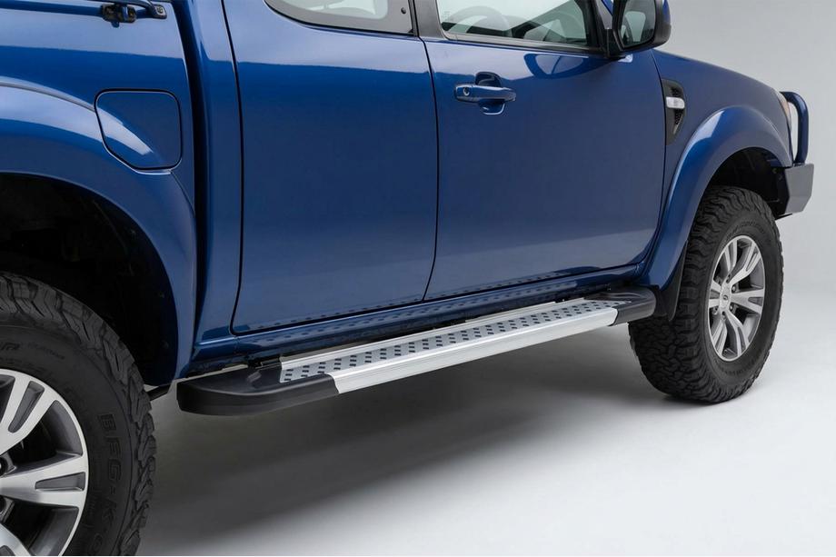 Ford Ranger 2007-2011 Praguri Laterale New Vision Grey (2 buc, Aluminiu) Foto 1