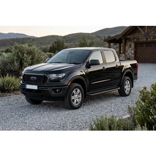 Praguri Laterale Tayga Black (2 buc, Aluminiu) Ford Ranger 2011–2022 foto 1