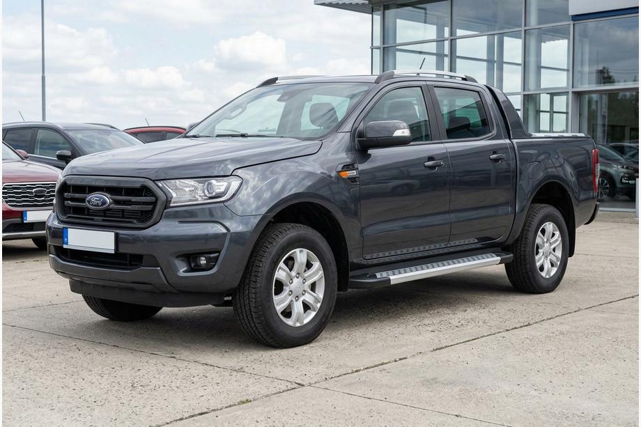 Ford Ranger 2011–2022 Praguri Laterale New Vision Grey (2 buc, Aluminiu) Foto 1