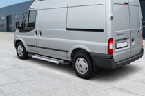 Ford Transit 2000–2014 Praguri Laterale New Vision Grey (2 buc, Aluminiu) L3/L4 (lung) foto 1