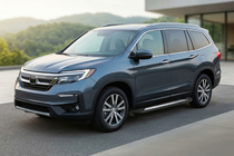 Honda Pilot 2015-2022 Praguri Laterale New Vision Black (2 buc, Aluminiu) foto 1