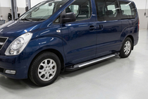 Hyundai H300, H1, Starex 2008-2020 Praguri Laterale Line (2 buc, Aluminiu) foto 3