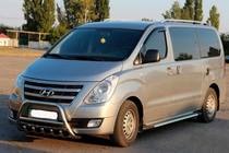 Hyundai H300, H1, Starex 2008-2020 Praguri Laterale Line (2 buc, Aluminiu) foto 1